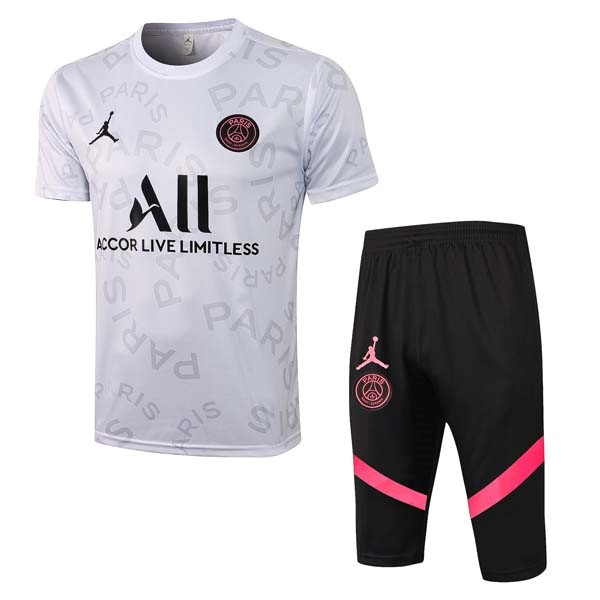 Trainingsshirt Paris Saint Germain Komplett Set 2022 Weiß